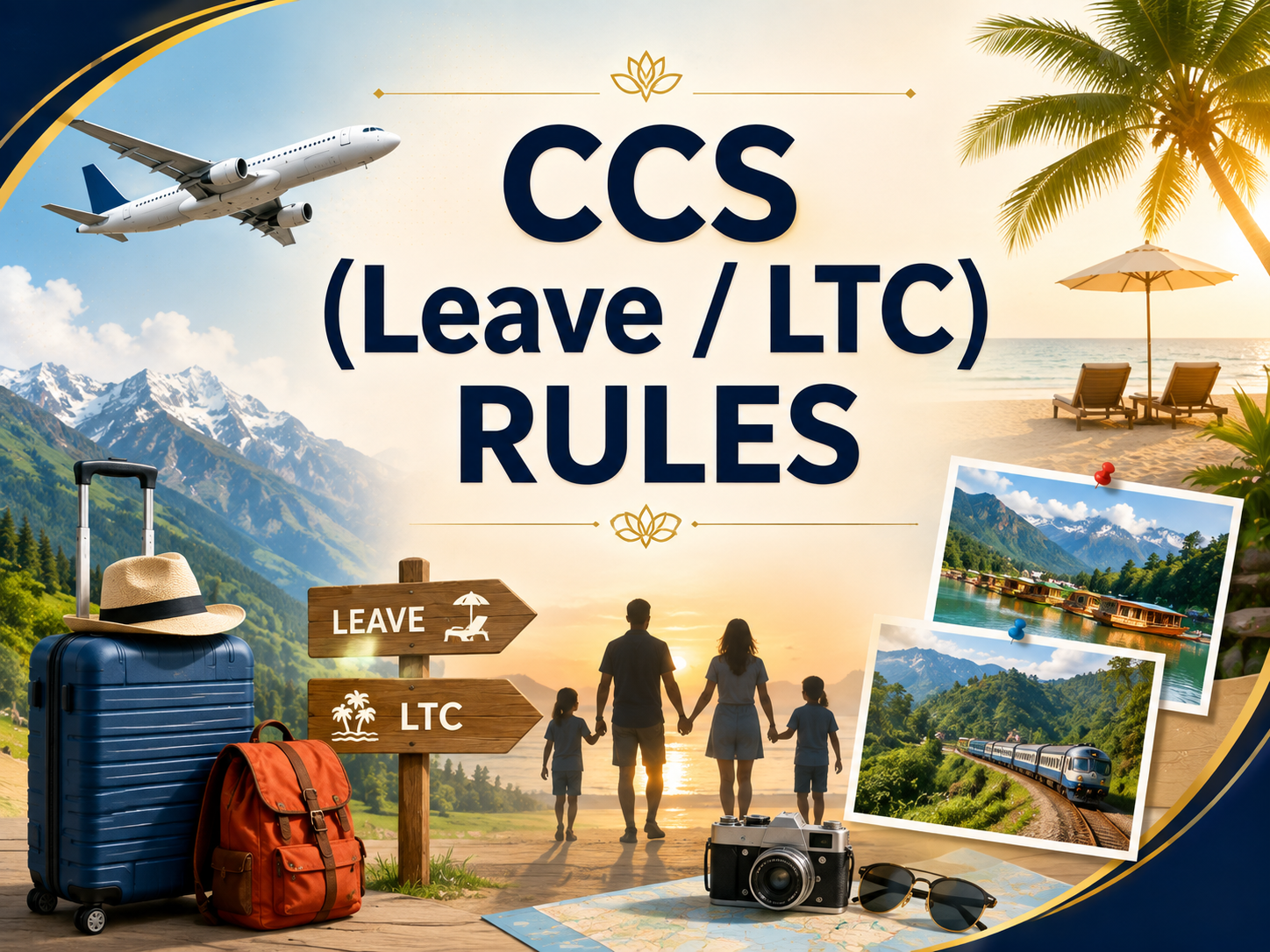 CCS (Leave/LTC) Rules — PYQs